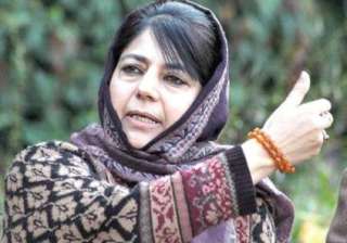 CM Mehbooba Mufti condemns Jamia Masjid cop... CM Mehbooba Mufti condemns Jamia Masjid cop...