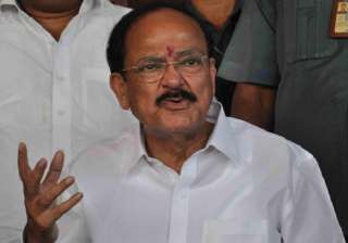 File pic of Union Minister M Venkaiah Naidu -... File pic of Union Minister M Venkaiah Naidu -...