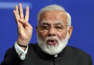 PM Narendra Modi speaks at an event in Russia -... PM Narendra Modi speaks at an event in Russia -...