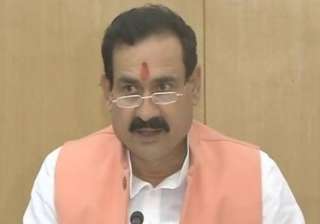 EC disqualifies MP minister Narottam Mishra for 3... EC disqualifies MP minister Narottam Mishra for 3...