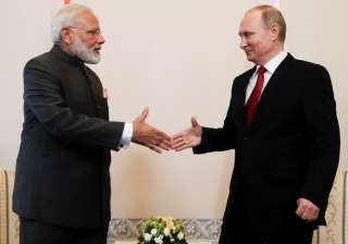 Narendra Modi meets Vladimir Putin - India TV Narendra Modi meets Vladimir Putin - India TV