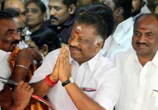 File pic of O Panneerselvam - India TV File pic of O Panneerselvam - India TV