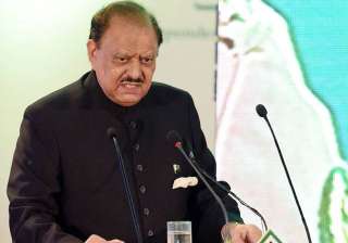 File pic of Pak President Mamnoon Hussain - India... File pic of Pak President Mamnoon Hussain - India...