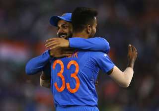 A file image of Virat Kohli and Hardik Pandya. -... A file image of Virat Kohli and Hardik Pandya. -...