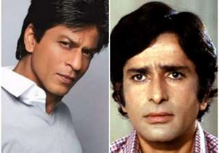 Shah Rukh Khan and Shashi Kapoor - India TV Shah Rukh Khan and Shashi Kapoor - India TV