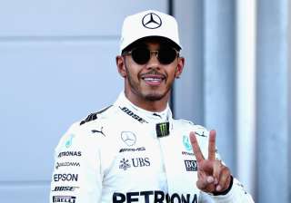 Pole position qualifier Lewis Hamilton of Great... Pole position qualifier Lewis Hamilton of Great...