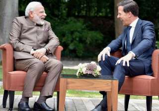PM Modi meeting with Netherlands PM Mark Rutte at... PM Modi meeting with Netherlands PM Mark Rutte at...