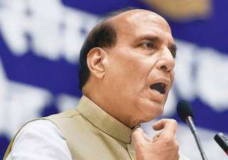 File pic of Union Home minister Rajnath Singh -... File pic of Union Home minister Rajnath Singh -...