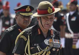 File pic of Indian Army Chief General Bipin Rawat... File pic of Indian Army Chief General Bipin Rawat...