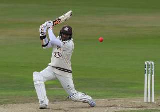 Kumar Sangakkara plays a shot. - India TV Kumar Sangakkara plays a shot. - India TV