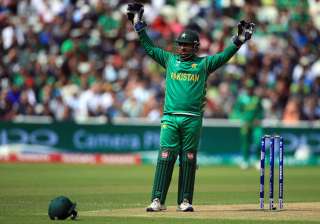 Pakistan captain Sarfraz Ahmed in action during... Pakistan captain Sarfraz Ahmed in action during...