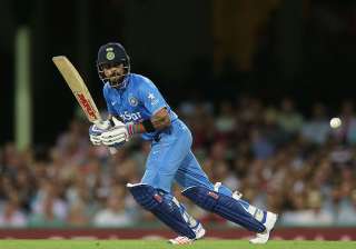 Virat Kohli of India playing a drive on the ON... Virat Kohli of India playing a drive on the ON...