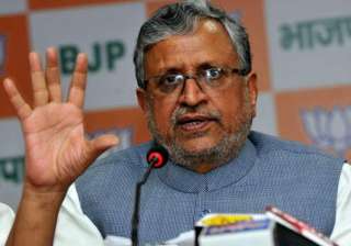 File pic of BJP leader Sushil Kumar Modi - India... File pic of BJP leader Sushil Kumar Modi - India...