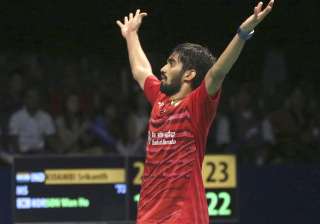 Shuttler Kidambi Srikanth clinches Indonesia Open... Shuttler Kidambi Srikanth clinches Indonesia Open...