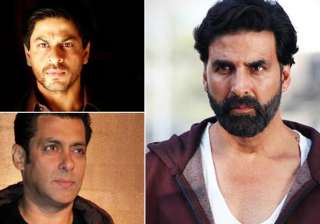 Salman Khan, Shah Rukh Khan, Akshay Kumar - India TV Salman Khan, Shah Rukh Khan, Akshay Kumar - India TV