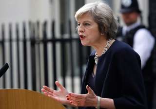 File pic of British Prime Minister Theresa May -... File pic of British Prime Minister Theresa May -...