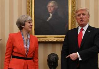 Trump offers 'warm support' to Theresa May after... Trump offers 'warm support' to Theresa May after...