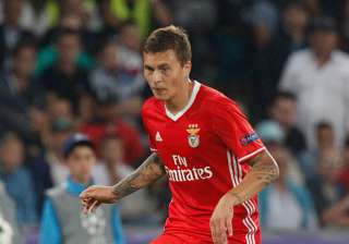 Victor Lindelof of Benfica during the UEFA... Victor Lindelof of Benfica during the UEFA...