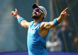 Virat Kohli of India during an India training... Virat Kohli of India during an India training...