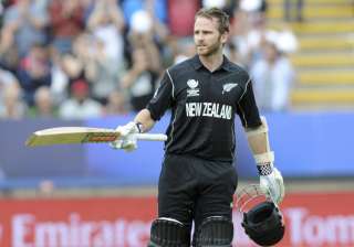 NZ captain Kane Willliamson celebrates after... NZ captain Kane Willliamson celebrates after...