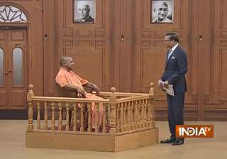 Rajat Sharma grills UP CM Adityanath in Aap Ki... Rajat Sharma grills UP CM Adityanath in Aap Ki...