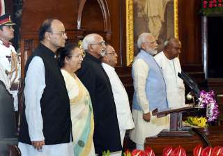 PM Narendra Modi and President Mukherjee at the... PM Narendra Modi and President Mukherjee at the...