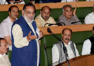 JK FM Haseeb Drabu addresses Assembly to pass the... JK FM Haseeb Drabu addresses Assembly to pass the...