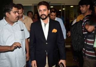 Anurag Thakur, Former BCCI President, coming out... Anurag Thakur, Former BCCI President, coming out...