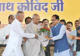 MP CM Chouhan praises Kovind - India TV MP CM Chouhan praises Kovind - India TV