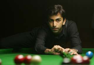 Cueist Pankaj Advani takes aim during his final... Cueist Pankaj Advani takes aim during his final...