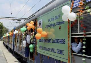 Railways launches first DEMU train with... Railways launches first DEMU train with...
