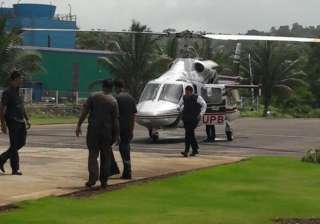 Fadnavis escaped a potential helicopter accident... Fadnavis escaped a potential helicopter accident...