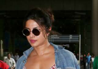 Priyanka Chopra arrives in Mumbai from New York -... Priyanka Chopra arrives in Mumbai from New York -...