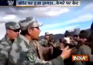 Verbal spat broke out between Indian and Chinese... Verbal spat broke out between Indian and Chinese...