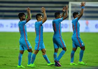 Indian team players along with their captain... Indian team players along with their captain...