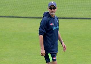 Jason Gillespie keeps a watchful eye during the... Jason Gillespie keeps a watchful eye during the...