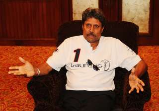Kapil Dev speaks during a press interview - India... Kapil Dev speaks during a press interview - India...
