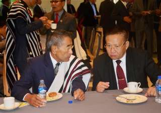 NPF chief and current CM Shurhozelie Liezietsu... NPF chief and current CM Shurhozelie Liezietsu...