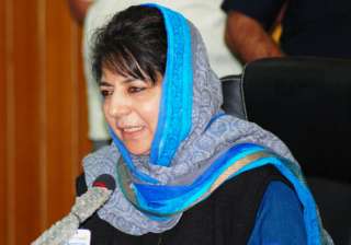 File pic of Mehbooba Mufti - India TV File pic of Mehbooba Mufti - India TV