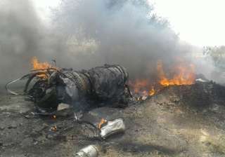 IAF’s trainer aircraft MiG-23 crashes in... IAF’s trainer aircraft MiG-23 crashes in...