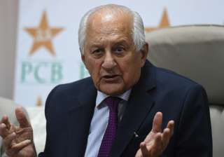 Shaharyar Khan addresses a press conference in... Shaharyar Khan addresses a press conference in...