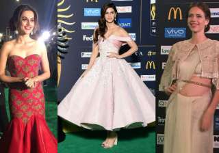 IIFA Day 2: Rain can't stop the green carpet... IIFA Day 2: Rain can't stop the green carpet...
