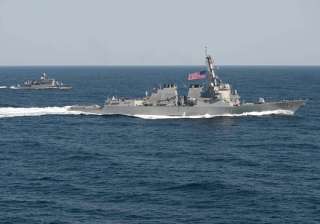 US warship near South China Sea island 'serious... US warship near South China Sea island 'serious...