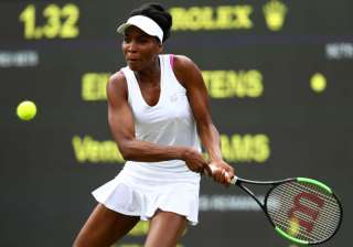 Venus Williams of the United States plays a... Venus Williams of the United States plays a...