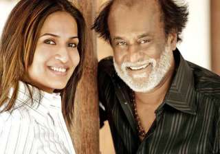 Soundarya Rajinikanth with her father Rajinikanth Soundarya Rajinikanth with her father Rajinikanth