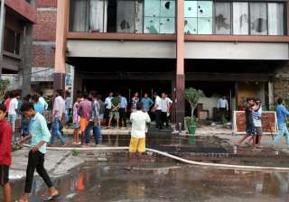 File pic - Supporters of Dera Sacha Sauda set... File pic - Supporters of Dera Sacha Sauda set...