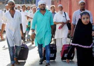 First flight with 300 Haj pilgrims leaves for... First flight with 300 Haj pilgrims leaves for...