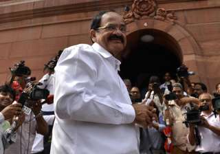 File pic of Vice President-elect Venkaiah Naidu -... File pic of Vice President-elect Venkaiah Naidu -...