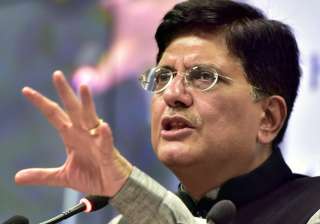 File pic of Union Minister Piyush Goyal - India... File pic of Union Minister Piyush Goyal - India...