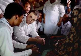 Rahul Gandhi during his visit to Gorakhpur on... Rahul Gandhi during his visit to Gorakhpur on...